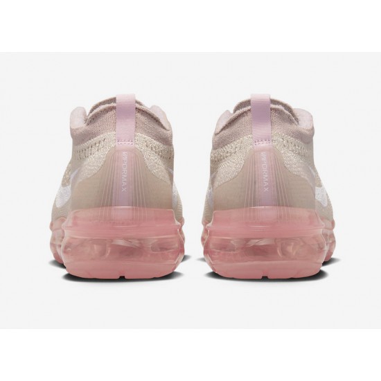 Nike Air VaporMax 2023 Flyknit Womens Shoes  Oatmeal Pink DV6840-101