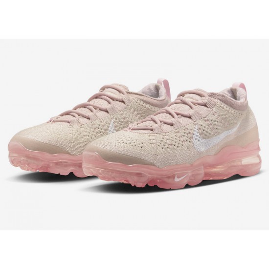 Nike Air VaporMax 2023 Flyknit Womens Shoes  Oatmeal Pink DV6840-101