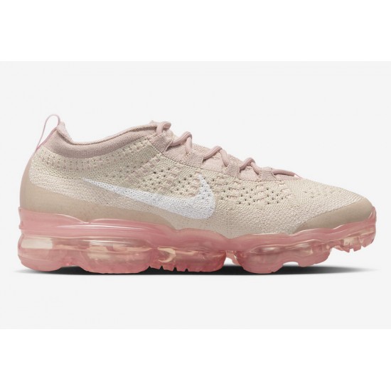 Nike Air VaporMax 2023 Flyknit Womens Shoes  Oatmeal Pink DV6840-101