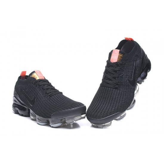 Nike Air VaporMax Flyknit 3 Black Orange Unisex sneakers