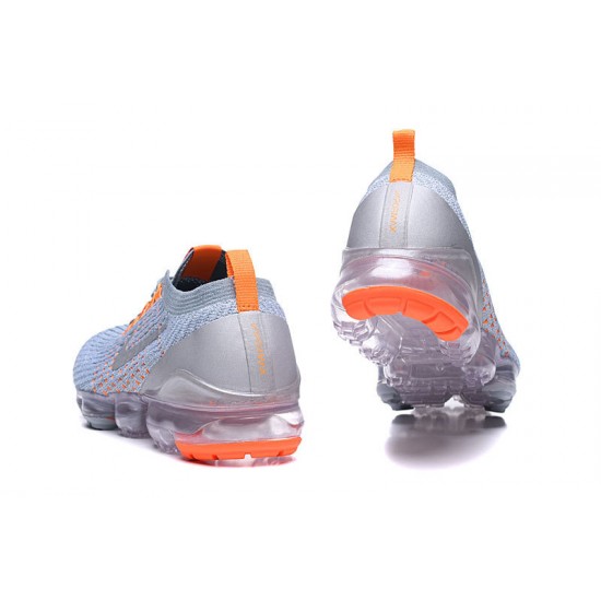 Nike Air VaporMax Flyknit 3 Grey Orange Unisex sneakers AJ6900-003