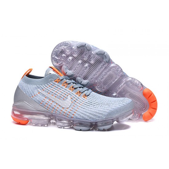 Nike Air VaporMax Flyknit 3 Grey Orange Unisex sneakers AJ6900-003