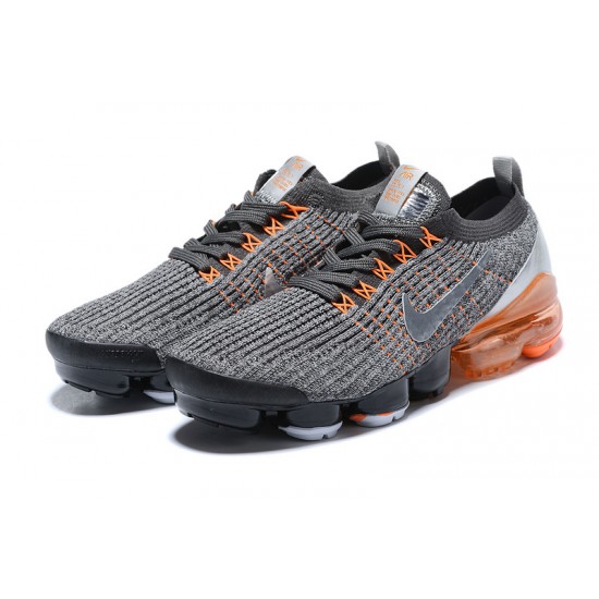 Nike Air VaporMax Flyknit 3 Grey Orange Unisex sneakers AJ6900-024