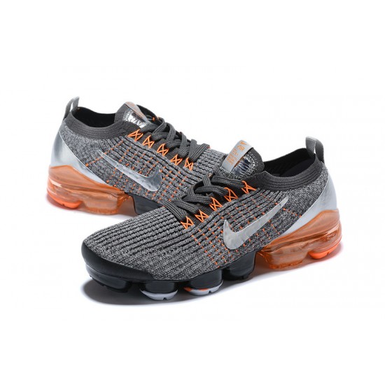 Nike Air VaporMax Flyknit 3 Grey Orange Unisex sneakers AJ6900-024