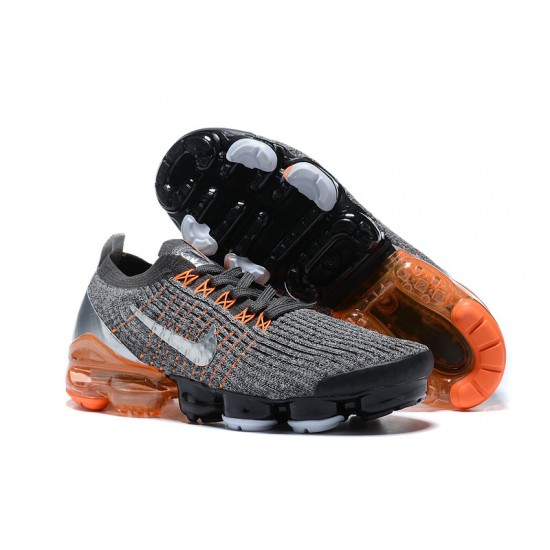 Nike Air VaporMax Flyknit 3 Grey Orange Unisex sneakers AJ6900-024