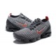 Nike Air VaporMax Flyknit 3 Grey Red Unisex sneakers AJ6900-012