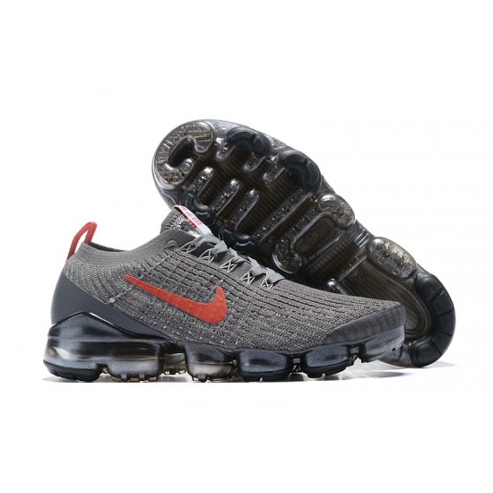 Nike Air VaporMax Flyknit 3 Grey Red Unisex sneakers CT1270-001