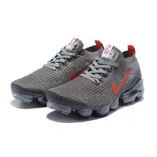 Nike Air VaporMax Flyknit 3 Grey Red Unisex sneakers CT1270-001