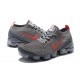 Nike Air VaporMax Flyknit 3 Grey Red Unisex sneakers CT1270-001