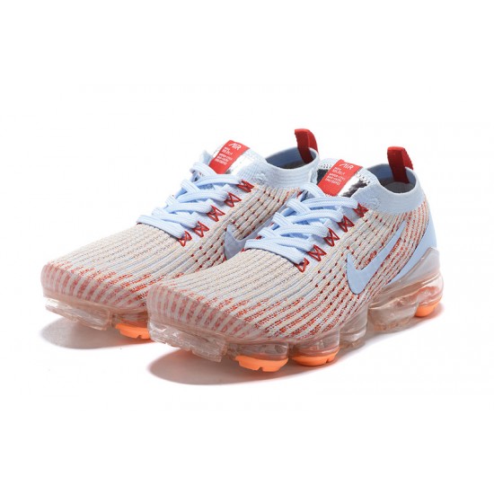 Nike Air VaporMax Flyknit 3 White Orange Unisex sneakers AJ6910-400