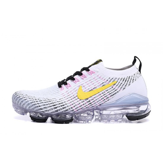 Nike Air VaporMax Flyknit 3 White Yellow Unisex sneakers AJ6900-103