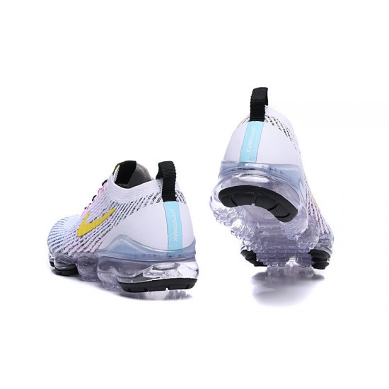 Nike Air VaporMax Flyknit 3 White Yellow Unisex sneakers AJ6900-103