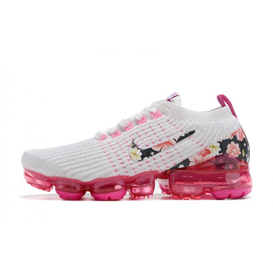 Nike Air VaporMax Flyknit 3 White Pink Womens sneakers AJ6910-601