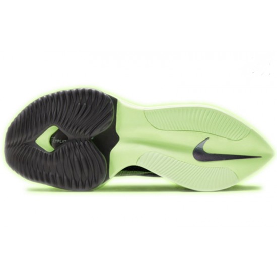 Nike Air Zoom Alphafly Next 2 Unisex Running Shoes Black and Green