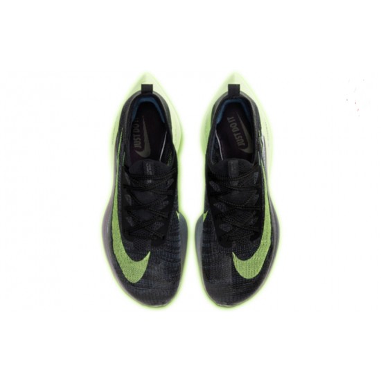 Nike Air Zoom Alphafly Next 2 Unisex Running Shoes Black and Green