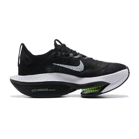 Nike Air Zoom Alphafly Next 2 Unisex Running Shoes Black and White