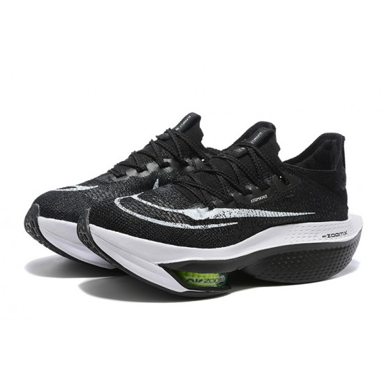 Nike Air Zoom Alphafly Next 2 Unisex Running Shoes Black and White