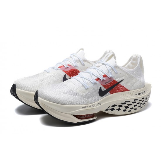 Nike Air Zoom Alphafly Next 2 Unisex Running Shoes White and Red