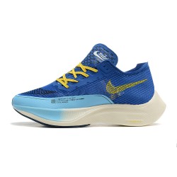 Nike ZoomX VaporFly NEXT Mens Running Shoes Blue Yellow  