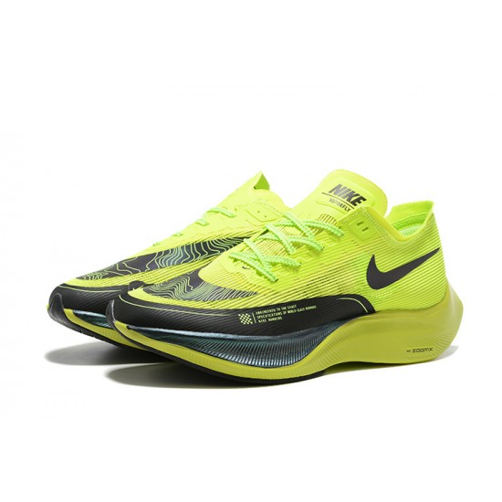 Nike ZoomX VaporFly NEXT Mens Running Shoes Chartreuse Black