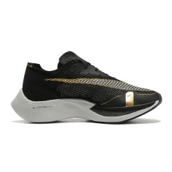 Nike ZoomX VaporFly NEXT Unisex Running Shoes Black Gold  