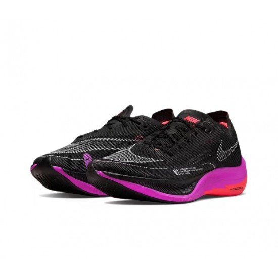 Nike ZoomX VaporFly NEXT Unisex Running Shoes Black Purple