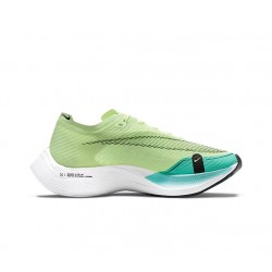 Nike ZoomX VaporFly NEXT Unisex Running Shoes Green and Blue  