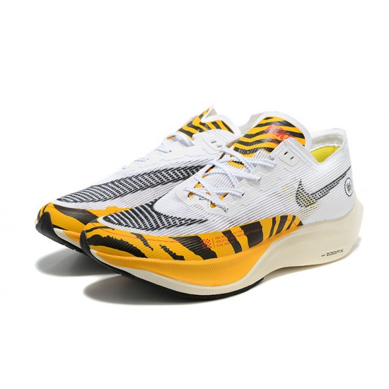 Nike ZoomX VaporFly NEXT Unisex Running Shoes White Orange