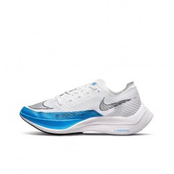 Nike ZoomX VaporFly NEXT Unisex Running Shoes White and Blue  