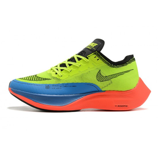 Nike ZoomX VaporFly NEXT Unisex Running Shoes Yellow Blue