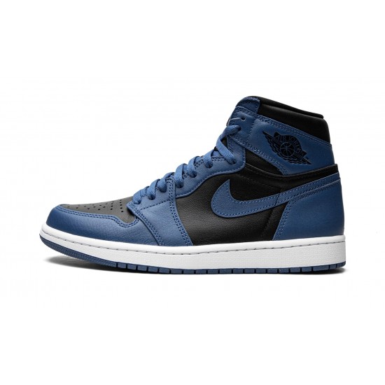 Nike Air Jordan 1 High OG Dark Marina Blue Mens 555088-404 Shoes