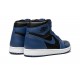 Nike Air Jordan 1 High OG Dark Marina Blue Mens 555088-404 Shoes