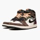 Air Jordan 1 OG Hand Crafted DH3097-001 Brown Mens Shoes