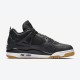 Air Jordan 4 GS Laser Black Gum Men Women AJ4 Shoes CI1184-001