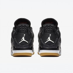 Air Jordan 4 GS Laser Black Gum Men Women AJ4 Shoes CI1184-001