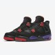 Air Jordan 4 "Raptors" Black Red Men Women AJ4 Shoes AQ3816-065