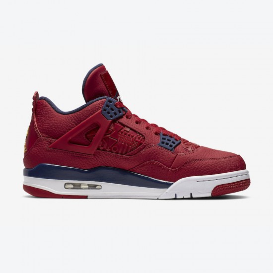 Air Jordan 4 SE Fiba  Red Blue Men Women AJ4 Shoes CI1184-617