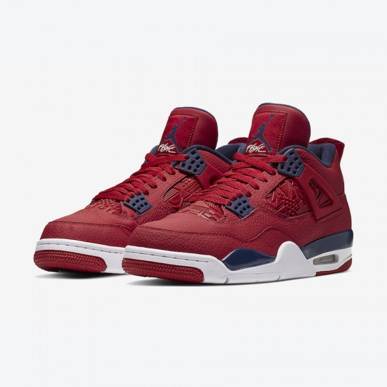 Air Jordan 4 SE Fiba  Red Blue Men Women AJ4 Shoes CI1184-617