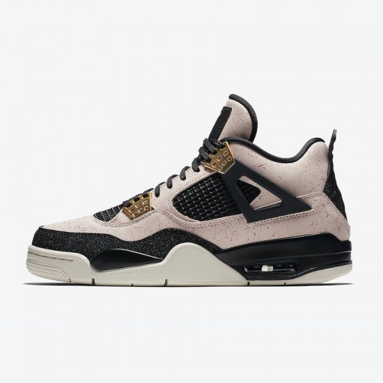 Air Jordan 4 WMNS "Silt Red Splatter" Black Pink Men Women AJ4 Shoes AQ9129-601