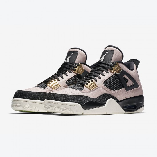 Air Jordan 4 WMNS "Silt Red Splatter" Black Pink Men Women AJ4 Shoes AQ9129-601