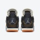 Air Jordan 4 WMNS "Starfish" Black Orange Jordan 4 Shoes CW7183-100