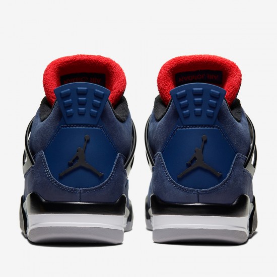 Air Jordan 4 Winterized Loyal Blue Black Men Women AJ4 Shoes CQ9597-401